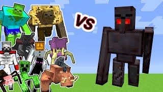 Netherite Golem Vs. Mutant Beasts and More Mutants in Minecraft