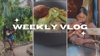 WEEKLY VLOG! TRIP TO JAMAICA, COOKING!? +MORE MOTHERHOOD