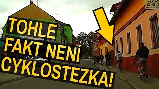 Cyklisti útočí! A město klade překážky řidičům do cesty - STAROJDŮV DASHCAM #3 Doksy CZ