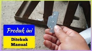 Cara Tekuk Plat Besi Manual