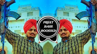 GOAT 🔥[Bass Boosted] Sidhu Moose Wala ft Wazir Patar Latest Punjabi Song 2024 | PREET BASS BOOSTED