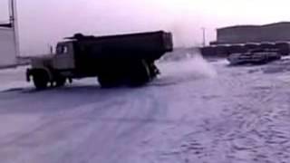 Дрифт на КрАЗе KRAZ Drifting