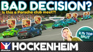 WRONG CAR? Taking an Aston Martin to a flock of Caymans - this is iRacing GT Fixed at Hockenheim