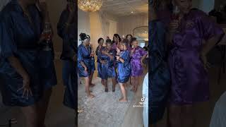 Bridal Party Fun  Bridesmaids Edition ￼💜💙💜💙💜💙 #bridesmaids #bridalparty #treanding #dance