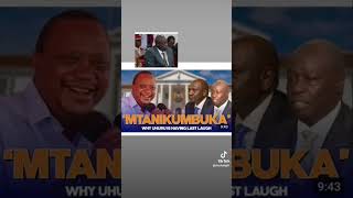 UHURU KENYATTA LAUGHING AT GACHAGUA 🤣🤣