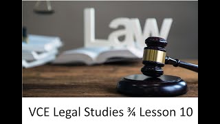 VCE Legal Studies - Factors Affecting Parliament Lesson 10