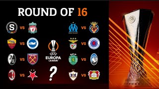 My Europa League round of 16 predictions