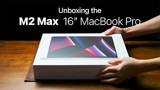 M2 MAX 16-inch MacBook Pro Unboxing - Insane Render Speeds!