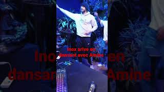 INOX ARIVE EN DANSE AVEC AMINE 😱 #short #shortvideo #michou #inoxtag