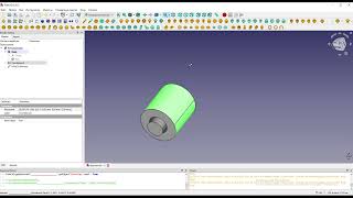 Резьба внутренняя, построение в программе FreeCAD верстак стандартные изделия