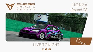 CUPRA SimRacing Series 2021 - Runde 8 - Monza - Deutscher Broadcast - Presented by NZXT