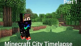 Minecraft Stadt Teil 1 / Zeitraffer