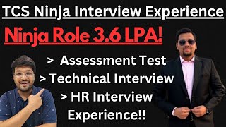 TCS Ninja Interview Experience 2024 Batch | Bhushan Latest TCS Experience 🔥🔥