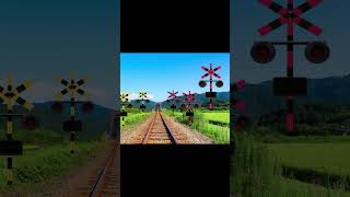 飛ばされてもいいじゃない　ふみきりアニメ　カンカン　fumikiri railroad crossing #shorts