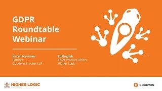 GDPR Roundtable Webinar