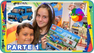 COMO MONTAR LEGO CITY 60117 - PARTE 1 VAN Kifunkids VAN E CARAVAN 250 PEÇAS