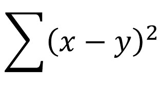 SUMXMY2 function in Excel