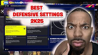 THE BEST DEFENSIVE SETTINGS ON 2k25