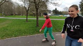 Inline skating in Ostrava.