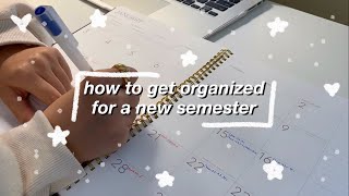 HOW TO GET ORGANIZED FOR A NEW ONLINE SEMESTER & MAKE AN EFFECTIVE STUDY SCHEDULE | PART 2