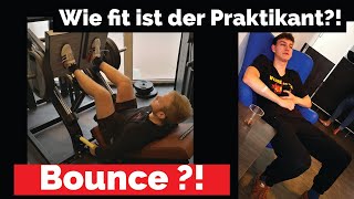 Anfänger MUSKELAUFBAU Der "Bounce" auf der Beinpresse - Wie fit ist mein Praktikant ?!