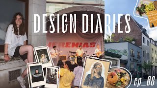 design diaries ep_08 // jeremias konzert, ellas und elenas geburtstage, backen + erkältung