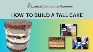 HOW TO BUILD A TALL CAKE( behind the scenes)