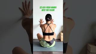 Watch till the end for plank advice! By using cat cow pose. #planks #bestplank #catcow #catcowpose