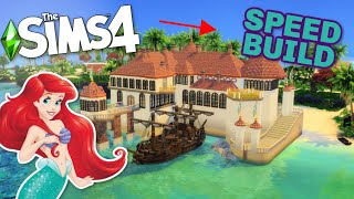 The Little Mermaid | Prince Eric's Castle | Sims 4 Speed Build 🧜‍♀️🌊🐠