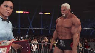 WWE 2K24 SCOTT STEINER VS BRITISH BULLDOG DOUBLE TITLE MATCH