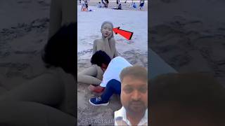 रेत से बनी लड़की केसे बोल पड़ी😳😳😳👩‍🦳👩‍🦳👩‍🦳#funny #comedyfilms #funnyvideo