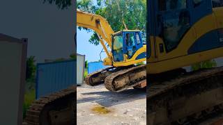 "Efficient Unloading: Zoomlion Excavator Off Lowbed Truck" #viral #excavator