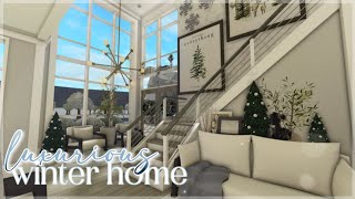 Bloxburg | Luxurious Winter Family Home | Roblox | House Build