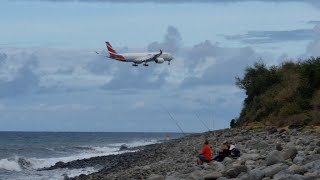 Air Mauritius A350-900 3B-NBP landing MRU-RUN 30/10/2022 @AirMauriitius