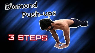 diamond push ups progression #shorts