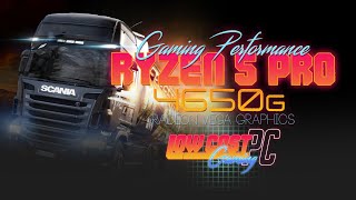 Euro Truck Simulator 2 - Gameplay - Ryzen 5 Pro 4650g Vega 7 - 16Gb Ram - 4Gb Vram