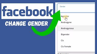 How To Change Gender On Facebook Laptop/PC (2024)