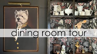 Dark Academia Dining Room Tour