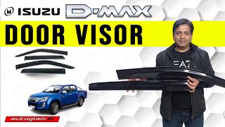 ISUZU DMAX DOOR VISOR AVAILABLE AT AUTOGLAM || CALL NOW - 9953583123 | FREE SHIPPING