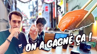 Jour de pluie et sushi avec Léo et Alex