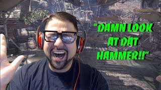 DAMN LOOK AT DAT HAMMER!! (Monster Hunter World - WalkThrough 2)