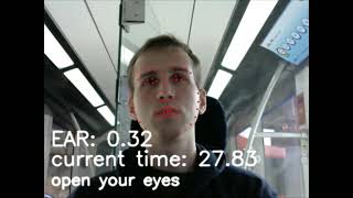 Tram driver's drowsiness detection using Computer Vision