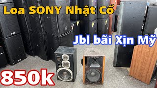 Loa Sony Nhật Bản bãi cổ giá 850k, loa JBL Cổ bãi Mỹ giá 1tr2, Về 15 đôi RCF giá Rẻ bèo | 0888915888