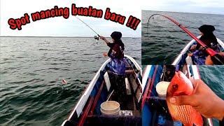 sensasi streak,mancing di spot buatan baru