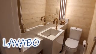 LAVABO PEQUENO APARTAMENTO AZUL