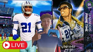 MUT 25 AKA Promo LIVE! 92 Primetime, Lamar, and Tillman gameplay H2H Seasons (0-0)