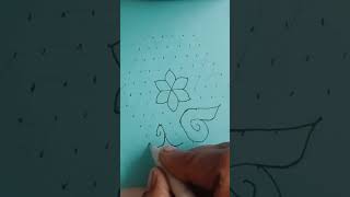 11 to 6 dots rangoli | rangoli designseasy | 11 dots Kolam | Tuesday rangoli designs muggulu Kolam