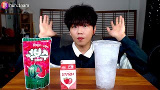 편의점 꿀조합 음료수 먹방! 이게 그렇게 맛있다구요???  Mukbang ASMR