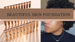 Charlotte Tilbury Beautiful Skin Foundation Color Match and Wear Test