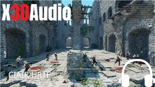 Mordhau Gameplay with X3DAudio Spatial Sound (CIAIR & MIT KEMAR HRTF)